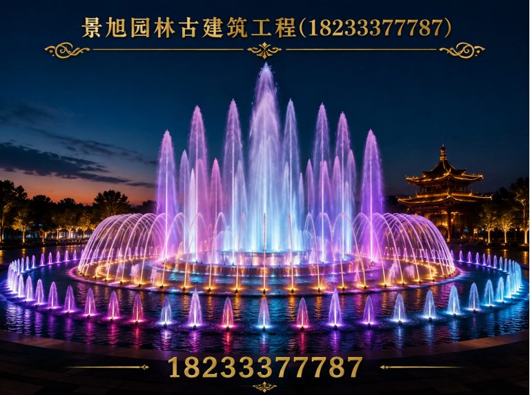 徐水区音乐喷泉展示图